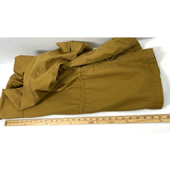 Women Field Jacket Size Medium Brown Barn Chore Utility Coat Pockets Lightweight - Picture 12 of 15